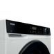 Пральна машина Haier фронтальна, 10кг, 1400, A, 52см, дисплей, пара, інвертор, люк чорний, білий HW100-BP14357U-S фото 3
