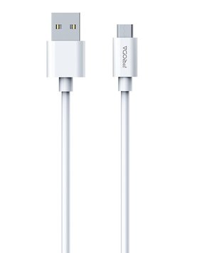 Кабель Proda PD-B72m USB - micro USB (M/M), 1 м, White (PD-B72m-WHT) PD-B72m-WHT фото