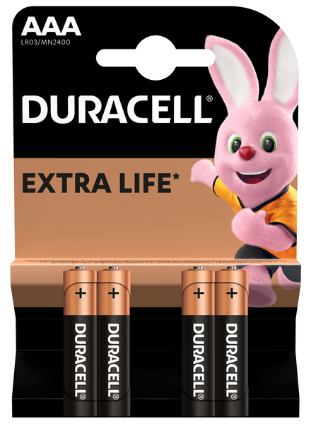 Батарейка Duracell LR03 MN2400 1x4 шт. 5014461/5005967/5014442 5014461/5005967/5014442 фото