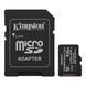 Карта пам`яті MicroSDXC 512GB UHS-I Class 10 Kingston Canvas Select Plus R150MB/s + SD-адаптер (SDCS3/512GB) SDCS3/512GB фото 1