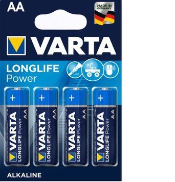 Батарейка Varta Longlife Power 4906 (High Energy) AA/LR06 BL 4шт Varta 4906 фото