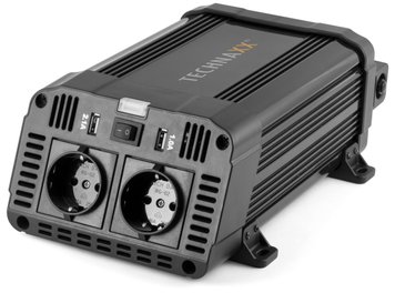 Автомобільний інвертор Technaxx TE16 Power Inverter 1200W 4753-TECHNAXX 4753-TECHNAXX фото