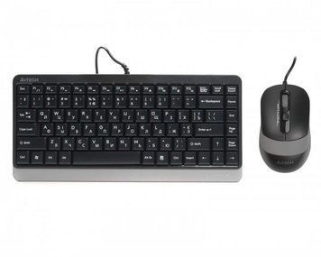 Комплект (клавіатура, мишка) A4Tech Fstyler F1110 Grey USB F1110 (Grey) фото