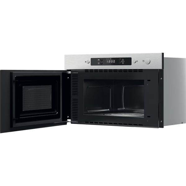 Мікрохвильова піч Whirlpool вбудована, 22л, електронне упр., 750Вт, дисплей, нерж MBNA900X фото