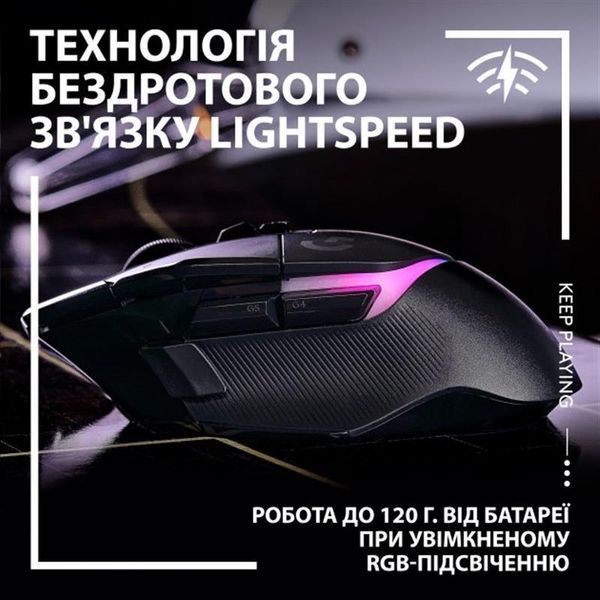 Миша Logitech G502 X Plus Black (910-006162) 910-006162 фото