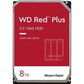 Накопичувач HDD SATA 8.0TB WD Red Plus 5640rpm 256MB (WD80EFPX) WD80EFPX фото