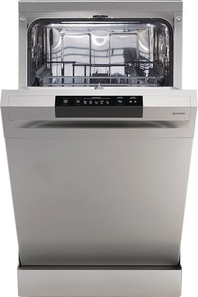 Посудомийна машина Gorenje, 9компл., A++, 45см, дисплей, 2 кошика, AquaStop, сірий GS520E15S фото