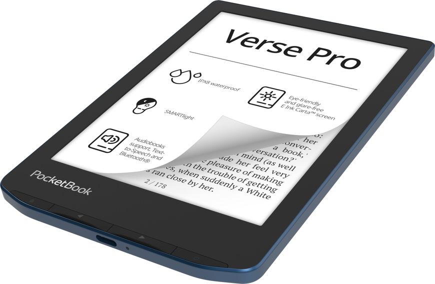 Електронна книга PocketBook 634 Verse Pro Azure (PB634-A-CIS) PB634-A-CIS фото