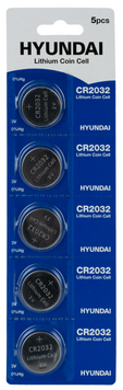 Батарейка Hyundai CR2032 Blister 5 HT7009032 HT7009032 фото