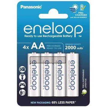 Акумулятори Panasonic Eneloop AA/HR06 NI-MH 2000 mAh BL 4 шт BK-3MCDE/4CP фото