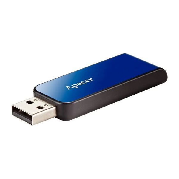 Флеш-накопичувач USB 64GB Apacer AH334 Blue (AP64GAH334U-1) AP64GAH334U-1 фото