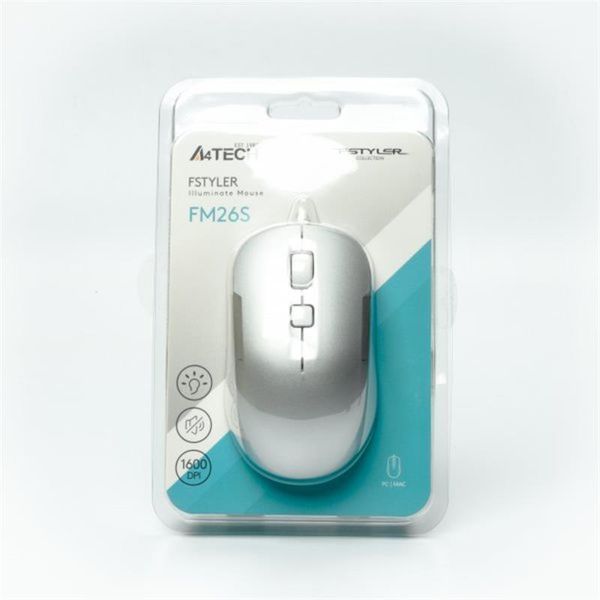 Миша A4Tech Fstyler FM26S Icy White FM26S (Icy White) фото