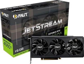 Відеокарта GF RTX 4060 Ti 16GB GDDR6 JetStream Palit (NE6406T019T1-1061J) NE6406T019T1-1061J фото