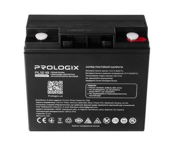 Акумуляторна батарея Prologix 12V 18AH (PL12-18) AGM PL12-18 фото