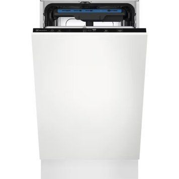 Посудомийна машина Electrolux вбудована, 10компл., Е, 45см, дисплей, інвертор, 3й кошик, чорний EEA23200L фото