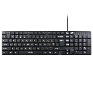 Клавіатура Piko KB-005 Ukr Black (1283126472459) 1283126472459 фото