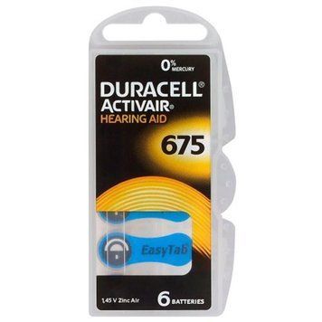 Батарейка Duracell Activair 675 BL 6 шт (для слухових апаратів) 3971 фото