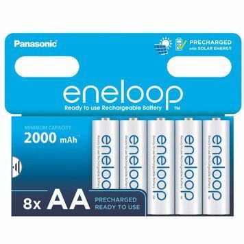 Акумулятори Panasonic Eneloop AA/HR06 NI-MH 2000 mAh BL 8 шт BK-3MCDE/8HH фото