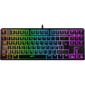 Клавіатура Xtrfy K4 TKL RGB Kailh Red UA Black (XG-K4-RGB-TKL-R-UKR) USB XG-K4-RGB-TKL-R-UKR фото