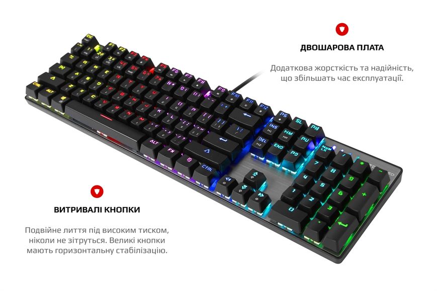 Комплект (клавіатура, мишка) Motospeed CK888 Outemu Blue (mtck888mb) Silver/Black USB mtck888mb фото