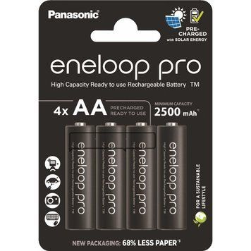 Акумулятори Panasonic Eneloop AA/HR06 NI-MH 2500 mAh BL 4 шт BK-3HCDE/4CP фото