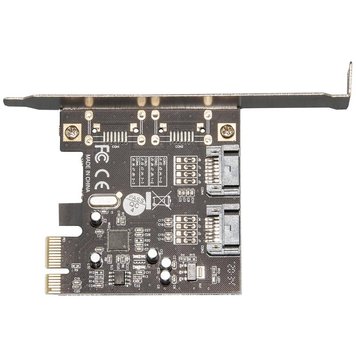 Контролер Frime ASM1061 (ECF-PCIEto2SATAIII.LP) PCI-E-2xSATA III ECF-PCIEto2SATAIII.LP фото