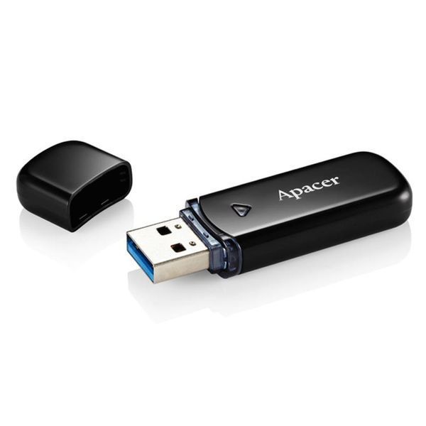 Флеш-накопичувач USB3.0 64GB Apacer AH355 Black (AP64GAH355B-1) AP64GAH355B-1 фото