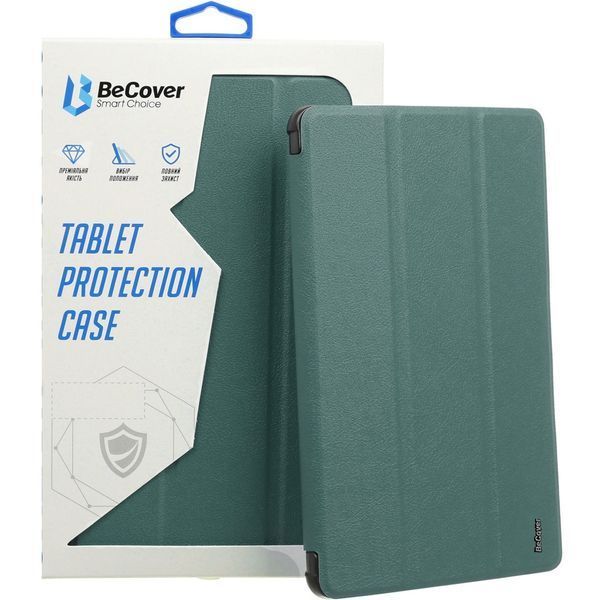 Чохол-книжка BeCover Soft Edge для Samsung Galaxy Tab A9+ SM-X210/SM-X215/SM-X216 11.0" Dark Green (710368) 710368 фото