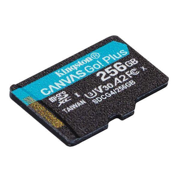 Карта пам`яті MicroSDXC 256GB UHS-I/U3 Class 10 Kingston Canvas Go! Plus R200/W160MB/s (SDCG4/256GBSP) SDCG4/256GBSP фото