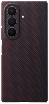 Чохол Samsung Fold 8 Ultra Carbon Magnet Case EF-KF976SREGUA Red EF-KF976SREGUA фото