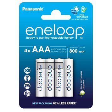 Акумулятори Panasonic Eneloop AAA/HR03 NI-MH 800 mAh BL 4 шт BK-4MCDE/4CP фото