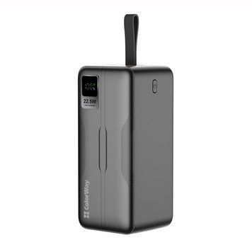 Універсальна мобільна батарея ColorWay Digital Display 50000mAh Black (CW-PB500LPC5BK-PDD) CW-PB500LPC5BK-PDD фото