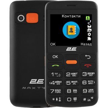 Мобiльний телефон 2E T180 Max Dual Sim Black (688130251051) 688130251051 фото