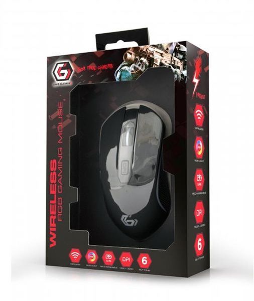 Миша бездротова Gembird MUSGW-6BL-01 Black MUSGW-6BL-01 фото