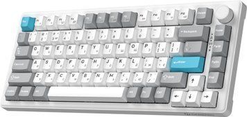 Клавіатура бездротова GamePro Asgard Yord Keychron Super Red Switch White (MK266WH) MK266WH фото