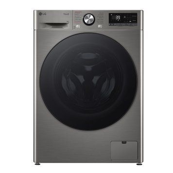 Пральна машина LG фронтальна, 9кг, 1200, A, 48см, дисплей, пара, інвертор, сріблястий F2Y7FS5P фото