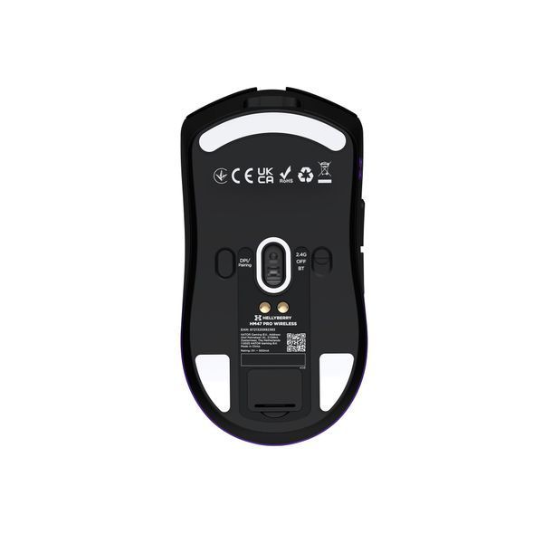 Миша бездротова Hator Hellyberry HM47 Pro Wireless Black/Violet Gradient (HM47PRO_black_violet) HM47PRO_black_violet фото