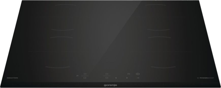 Варильна поверхня Gorenje індукційна, 60см, PowerBoost, TouchControl, чорний GI6401BCE фото