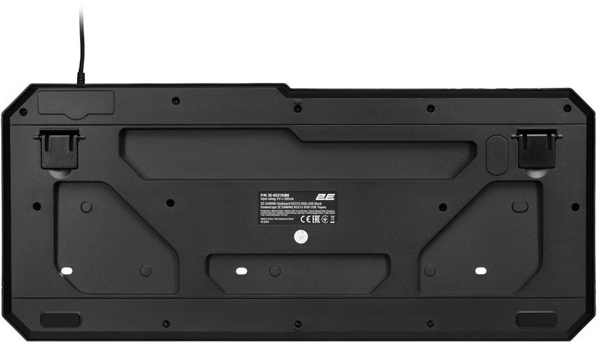 Клавіатура 2E Gaming KG315 RGB USB Black Ukr (2E-KG315UBK) 2E-KG315UBK фото