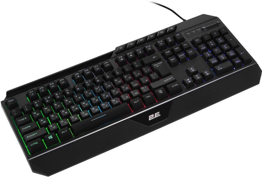 Клавіатура 2E Gaming KG315 RGB USB Black Ukr (2E-KG315UBK) 2E-KG315UBK фото