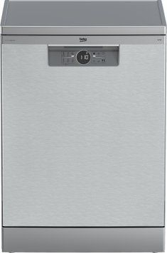 Посудомийна машина Beko, 15компл., A++, 60см, дисплей, 3й кошик, нерж BDFN26522XQ фото