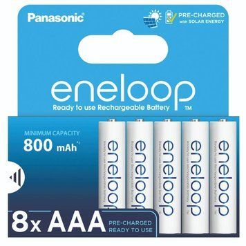 Акумулятори Panasonic Eneloop AAA/HR03 NI-MH 800 mAh BL 8 шт BK-4MCDE/8HH фото