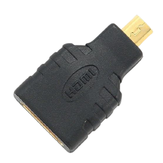 Адаптер Cablexpert HDMI - microHDMI (F/M), чорний (A-HDMI-FD) A-HDMI-FD фото