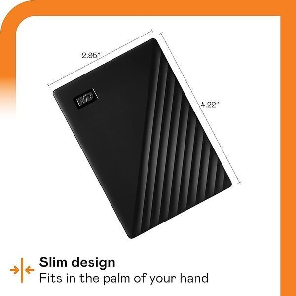 Зовнішній жорсткий диск 2.5" USB 5.0TB WD My Passport Black (WDBPKJ0050BBK-WESN) WDBPKJ0050BBK-WESN фото