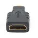 Адаптер Cablexpert HDMI - microHDMI (F/M), чорний (A-HDMI-FD) A-HDMI-FD фото 2