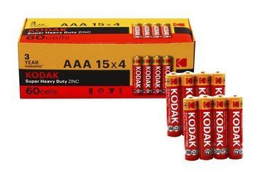 Батарейка Kodak Super Heavy Duty AAA/R3 60шт/уп KDK-R03 фото