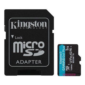 Карта пам`яті MicroSDXC 1TB UHS-I/U3 Class 10 Kingston Canvas Go! Plus R200/W160MB/s + SD-адаптер (SDCG4/1TB) SDCG4/1TB фото