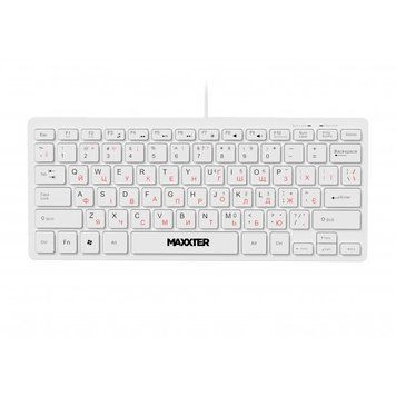 Клавiатура Maxxter KBM-C01W-UA White KBM-C01W-UA фото