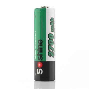 Акумулятори Soshine AA/HR06 NI-MH 2700 mAh 1шт Soshine AA2700 фото