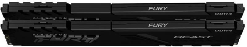Модуль пам`ятi DDR4 2x16GB/3600 Kingston Fury Beast Black (KF436C18BBK2/32) KF436C18BBK2/32 фото